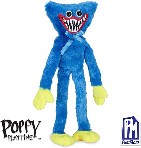 Miniatura 2 de Poppy Playtime - Peluche Scary Huggy Wuggy (felpa mediana de 14 pulgadas, serie 1) [Producto oficial]