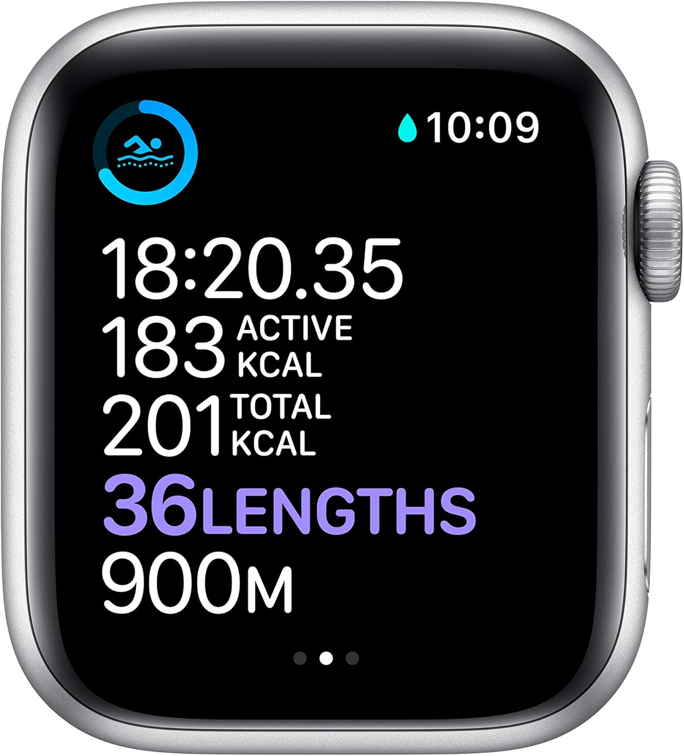 Apple Watch Series 6 GPS + Cellular, 40mm Silver Aluminium Case with White  Sport Band - Regular : Amazon.co.uk