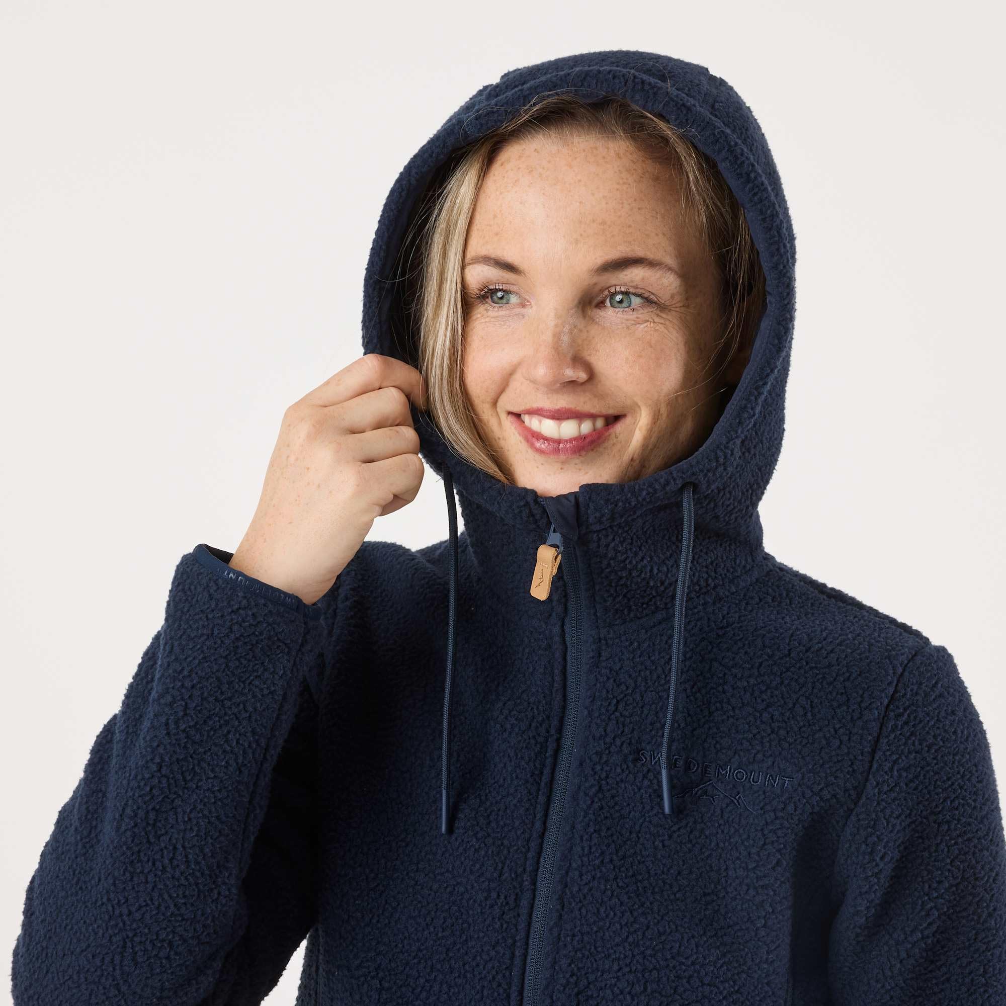 Swedemount Nordkap Damen Pile-Mantel Warmer und dehnbarer Fleece-Mantel
