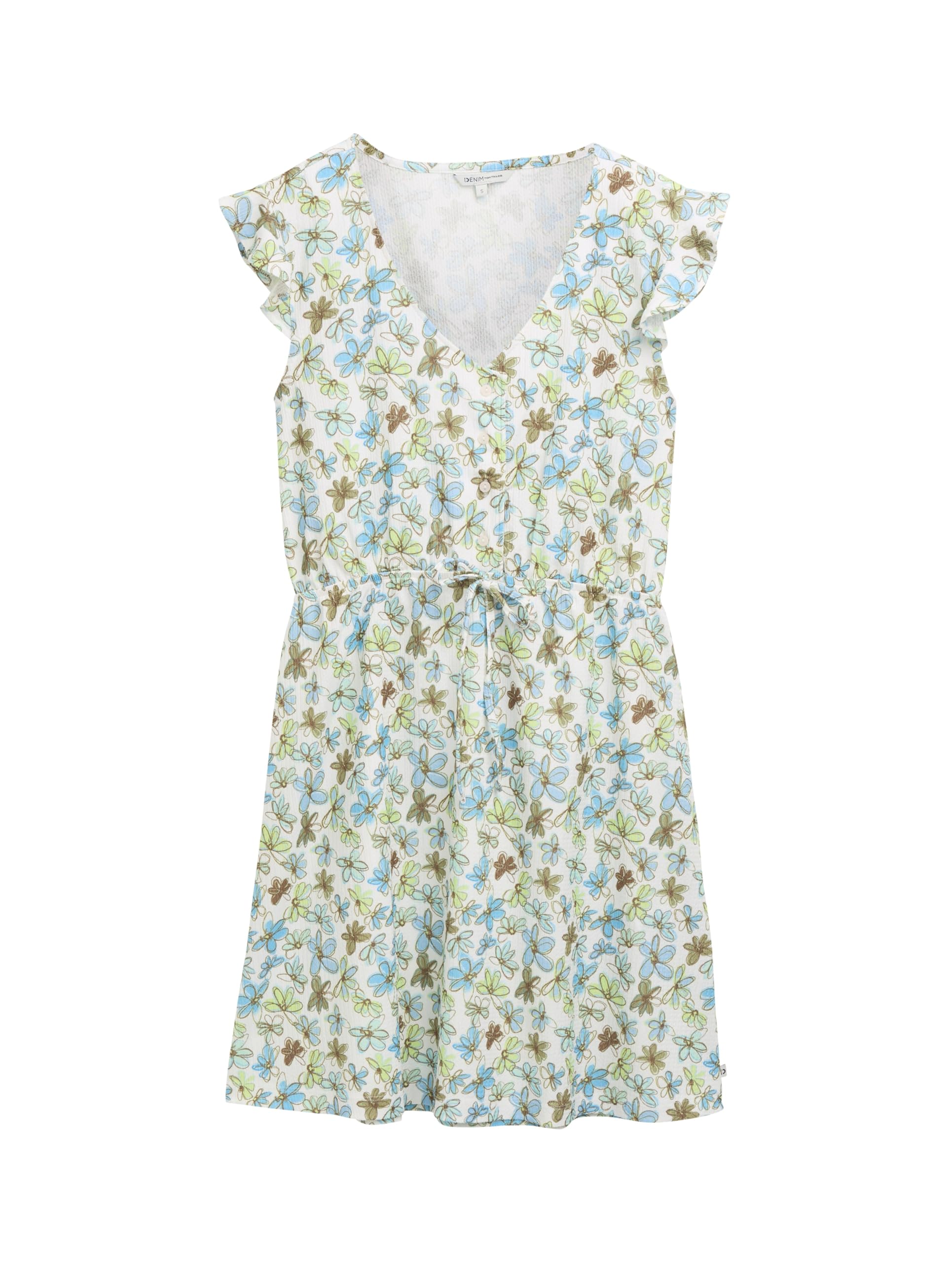 Tom Tailor Denim Damen Mini-Kleid mit Muster