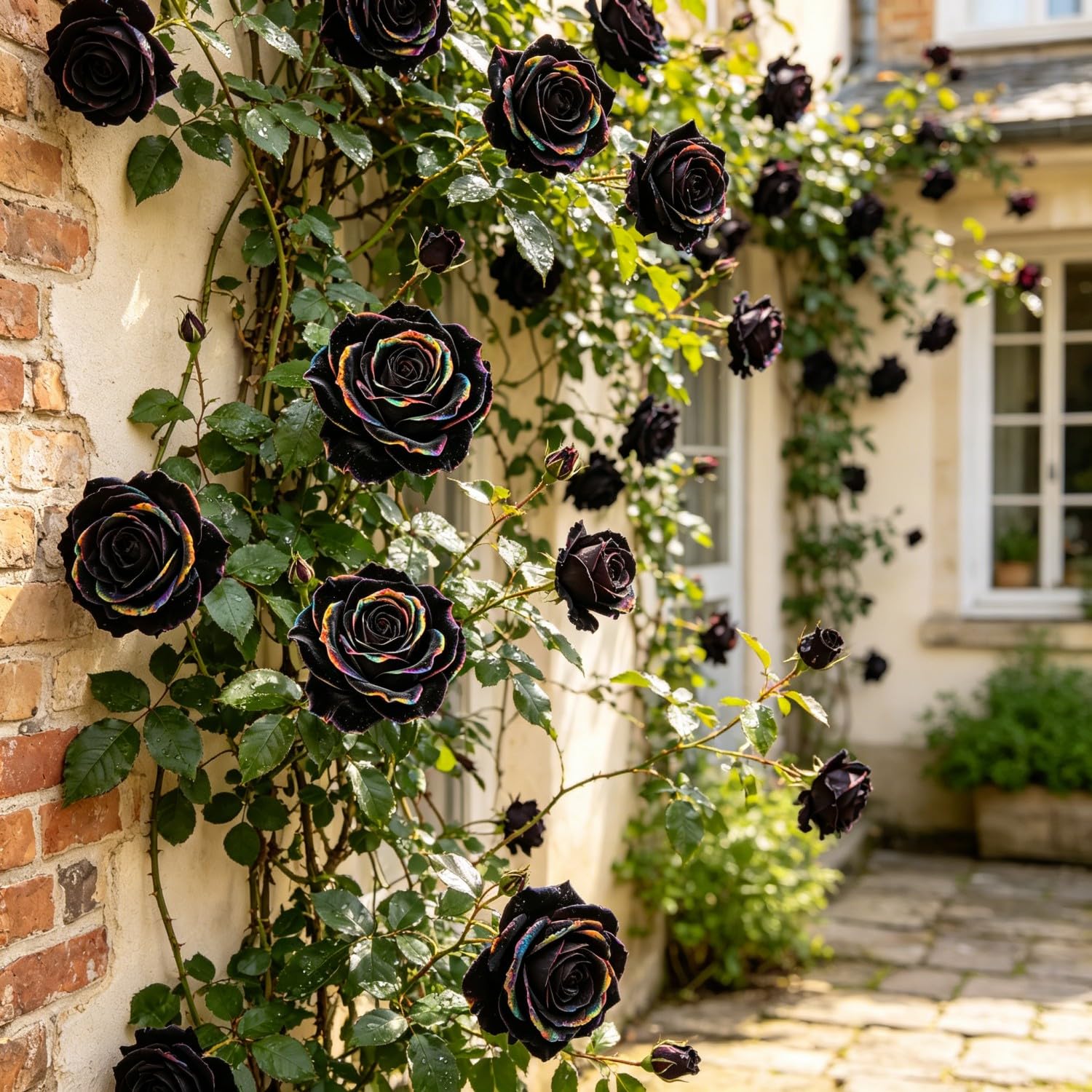 Climbing Rose-Hardy Perennial,Garden Flowers,Ornamental Flowers,Wedding Flowers，Professional Planting for Stunning Garden Displays-1500pcs-J