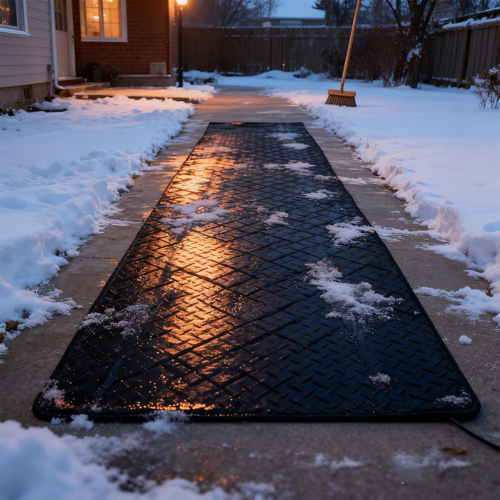 Le tapis chauffant à 60 °C assure une fonte rapide et uniforme de la neige par temps froid contre le glissement du poêle Tapis d ' hiver Tapis filaire Expulseur extérieur Poêle à faible puissance