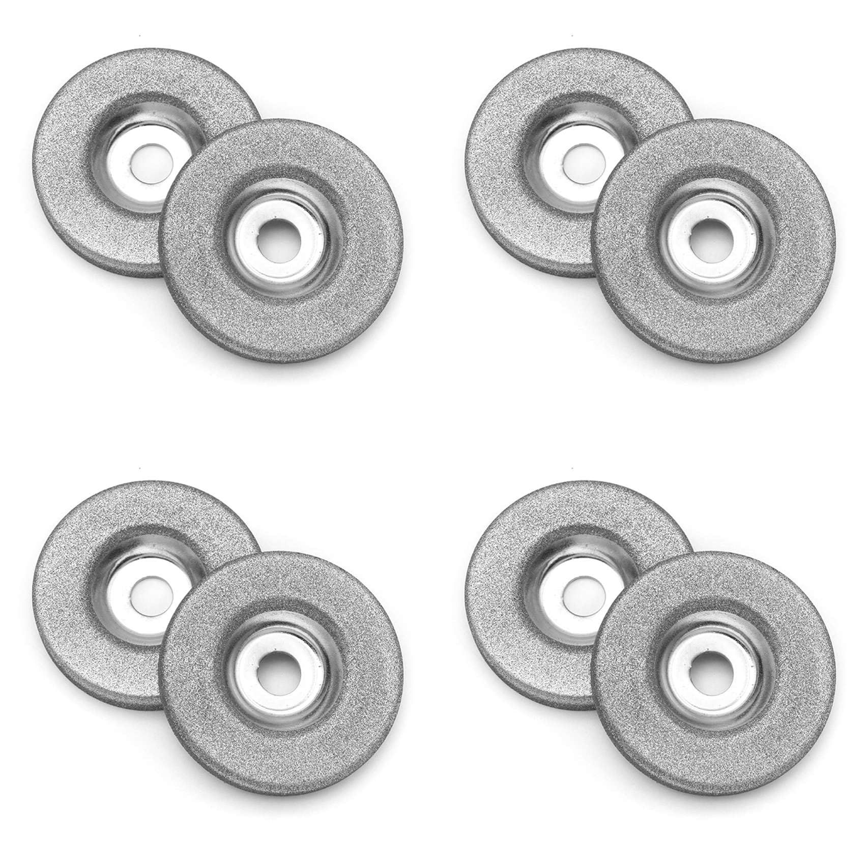 Jnchdghwa As Shown 8Pcs 50Mm Grinding Wheel Circle Disc For Electric Multifunctional Sharpener Grinder Sharpening Accessories