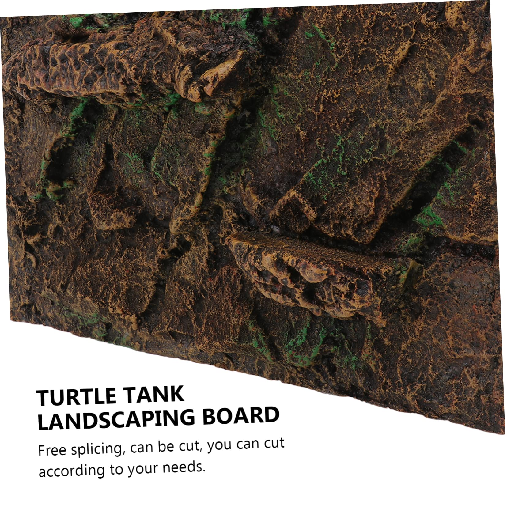 Toddmomy 1Pc Simulation Reptile Tank Background Board Natural Look Aquarium Decor for Turtle Tanks Fish Tanks and Terrariums Durable Landscape Board for Pet Spaces