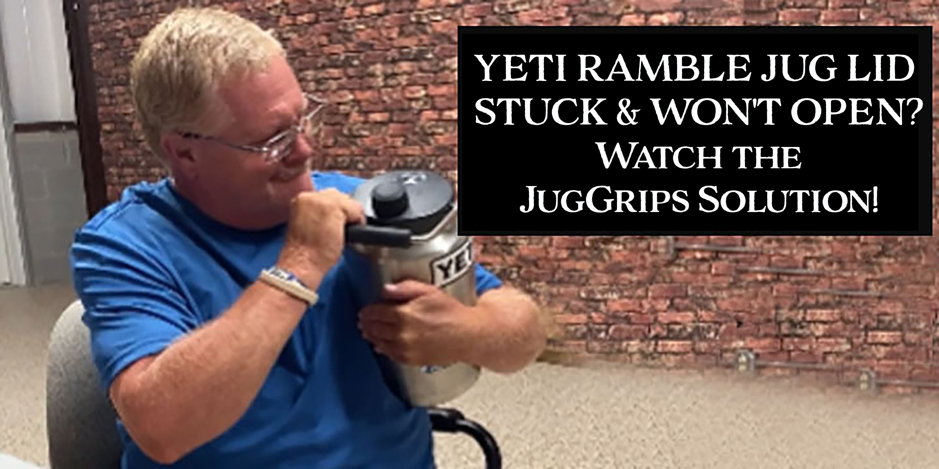 Amazon.com : JugGrips YETI Grip Sleeve for Hard to Open Lids