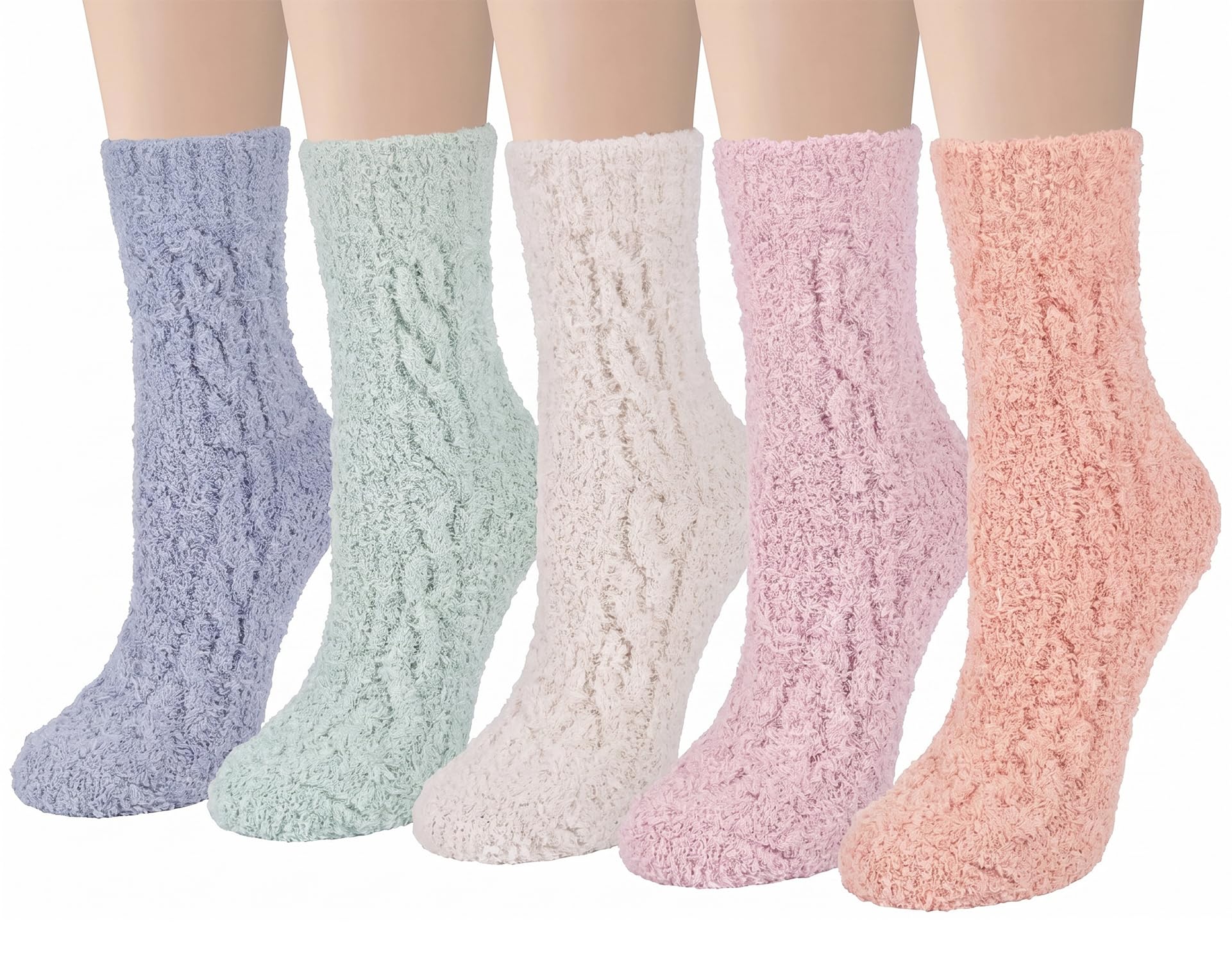 Loritta Fuzzy Socks for Women, Soft Cozy Fluffy Christmas Socks