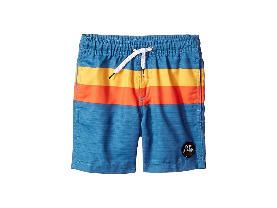 

Quiksilver Kids Mystery Bus Volley 14 Shorts (Toddler/Little Kids) (Stellar) Boy's Swimwear, Blue