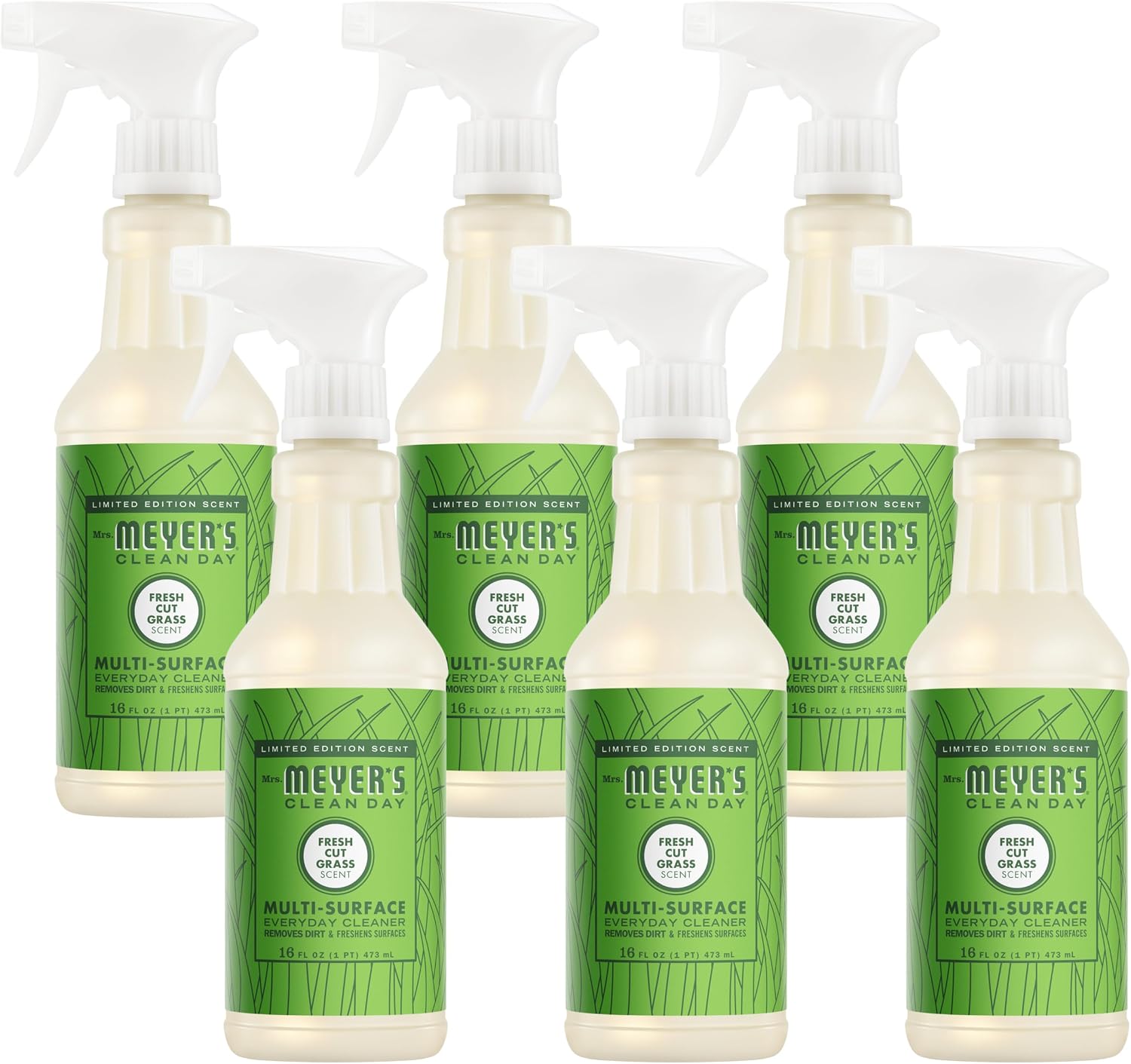 Mrs. MEYER'S CLEAN DAY Multi-Surface Everyday Cleaner, Pear Tree Scent, 16 Fl Oz (Pack of 6) image 5