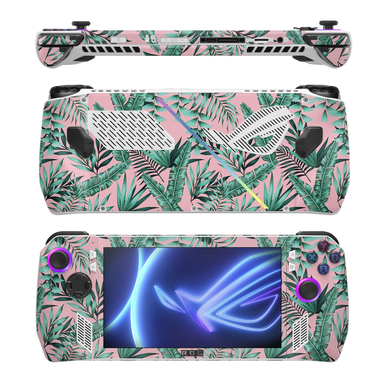 MightySkins Skin Compatible with Asus ROG Ally - Two Tone Tropical | Protective, Durable, and Unique Vinyl Decal wrap Cover | Easy to Apply