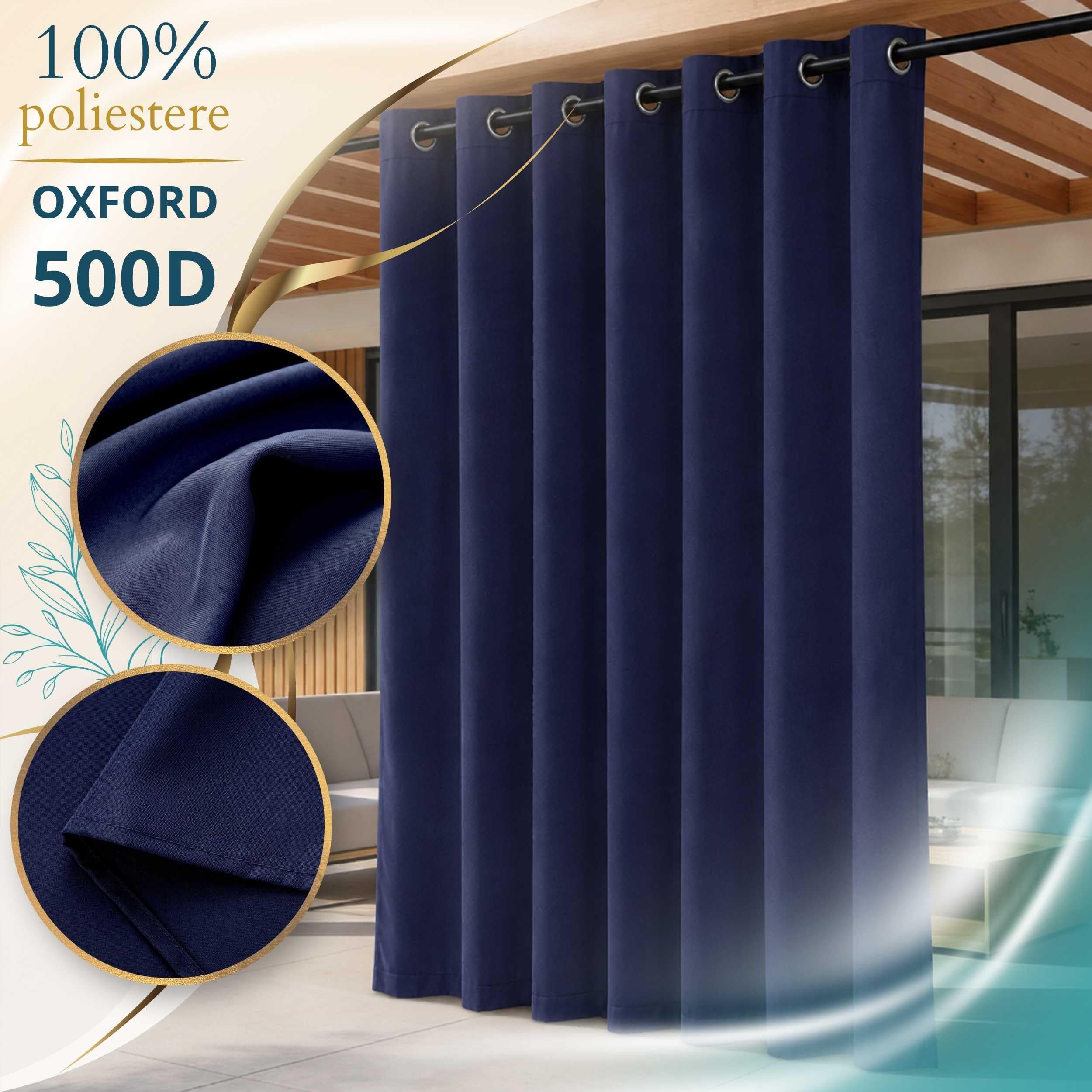 Tenda da Esterno Blu navy 155x250 cm impermeabile antivento