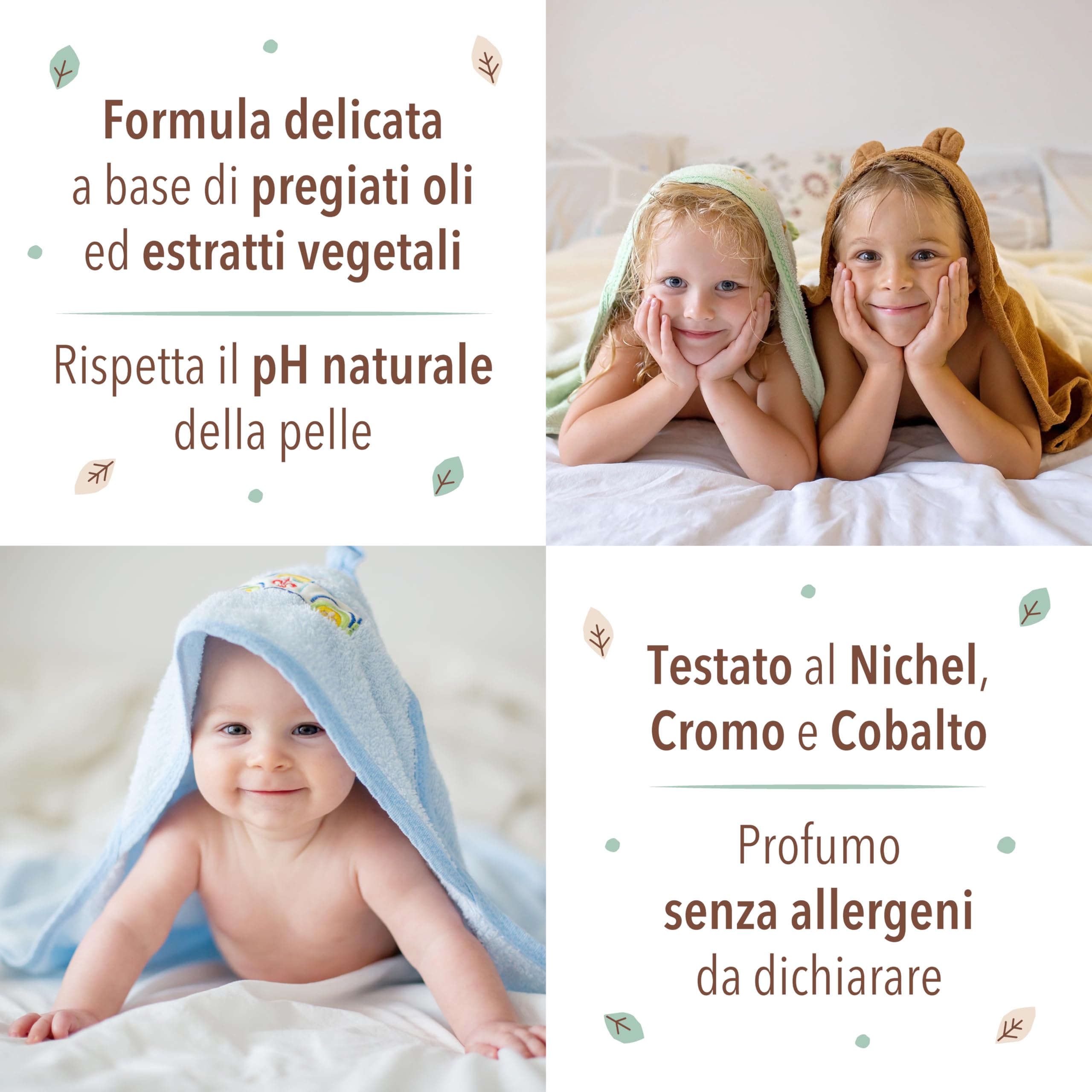 NATURAVERDE - Disney Baby Dumbo, Olio Massaggi Nutriente e Lenitivo 100ml, Con Estratti Vegetali, Ideale per Neonati