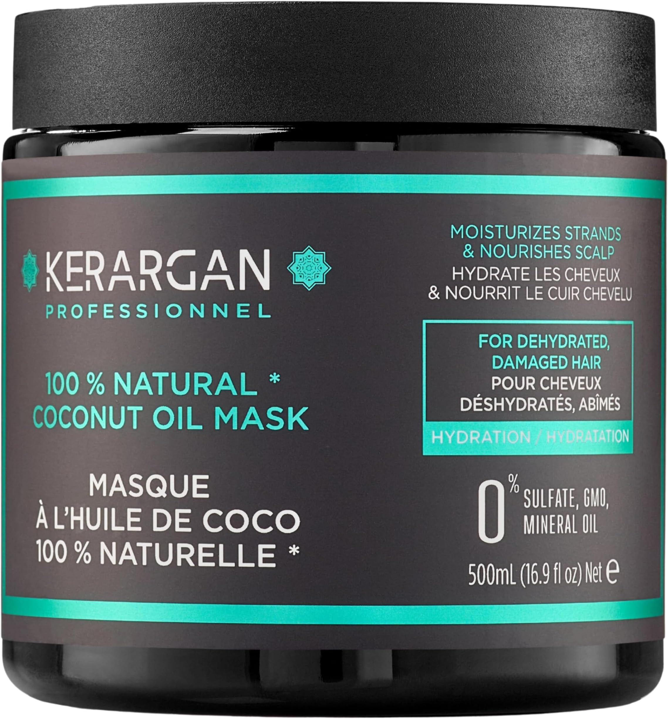 Kerargan - Coconut Oil Moisturizing Mask - 500ml