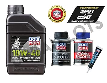 Liqui Moly Aprilia SR150 Performance 10W-40 Oil Pack for Scooter