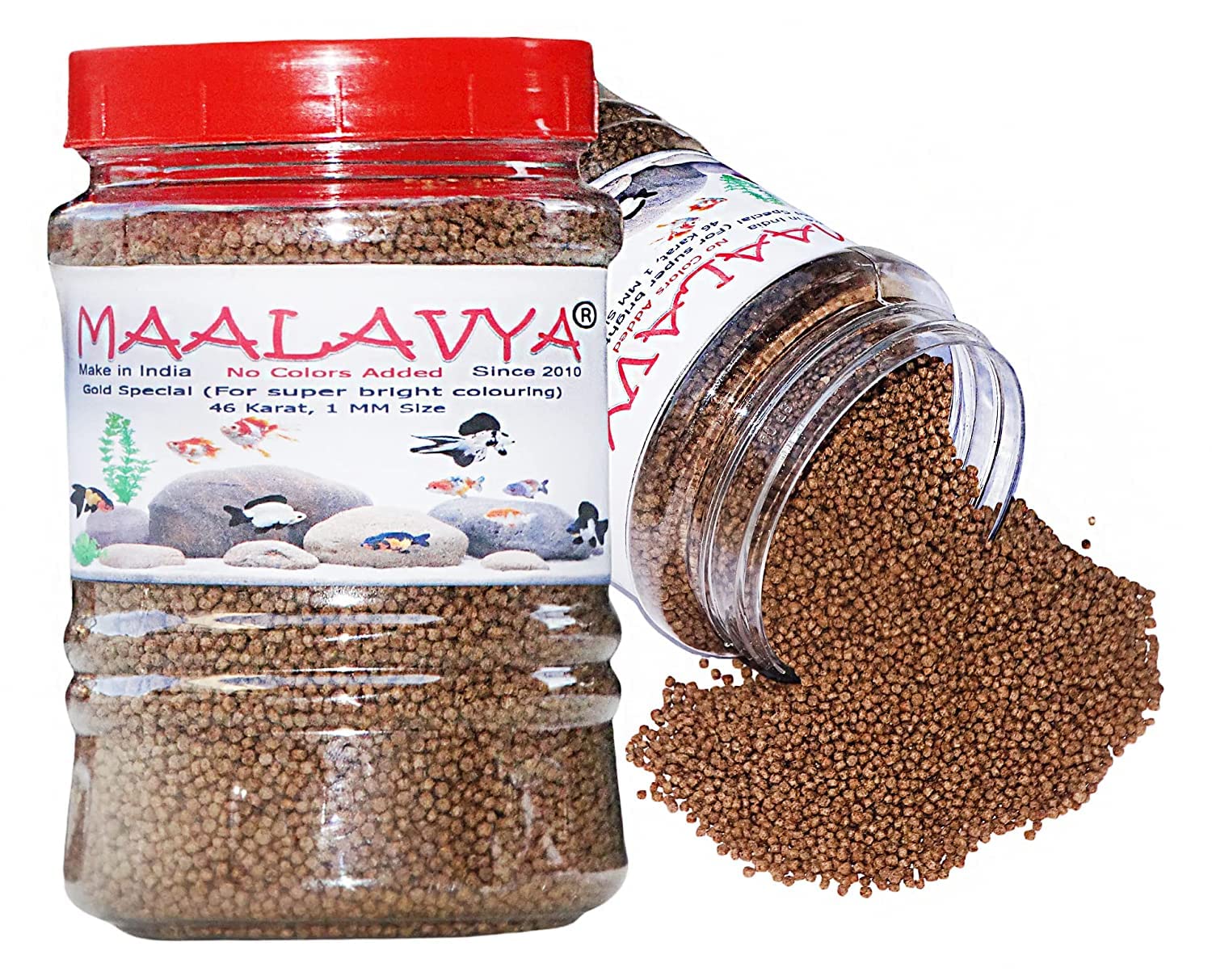 Maalavya Gold Special Aquarium Fish Food Pellet Small 1 MM Fish Feed (Good Fish Food for Aquarium 46 Karat) Fast Growth 200 gm Fish Aquarium Food Fish Pellet Fish Food Feed (B09ZHKQK7S) Amazon Price History, Amazon Price Tracker