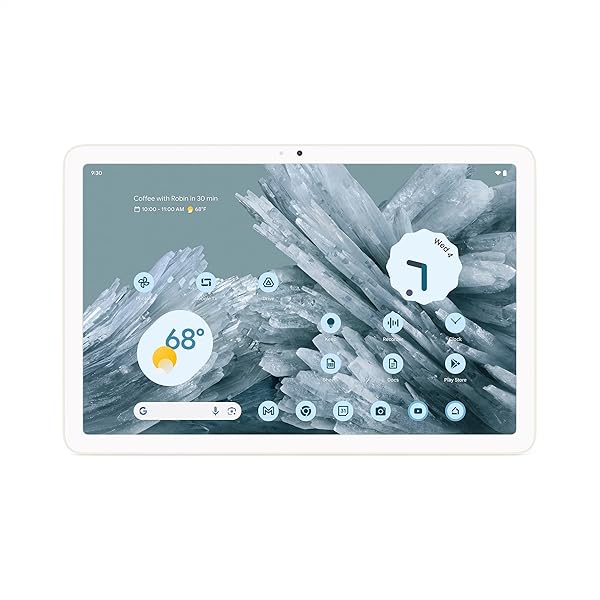 Google Pixel Tablet - Android Tablet with 11-Inch Screen and Extra-Long Battery Life - Hazel - 8 GB RAM - 256 GB