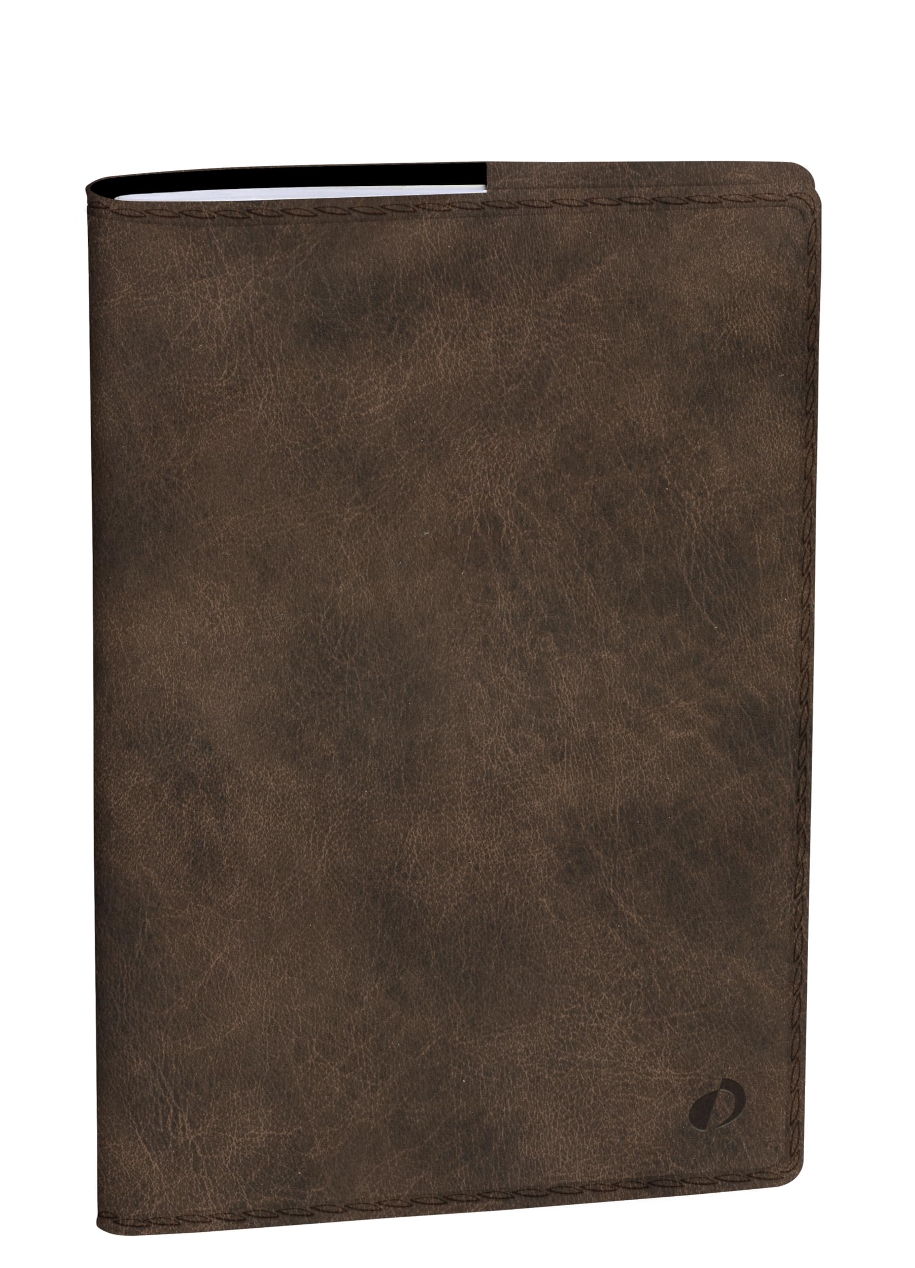 Quo Vadis 024383Q Agenda PRENOTE Lingua italiana Anno 2027 Colore Cioccolato Formato A4 21x29,7 cm Settimanale 13 Mesi Dicembre-Dicembre Carta Bianca con rubrica Copertina Amovibile Sintetico Bergame