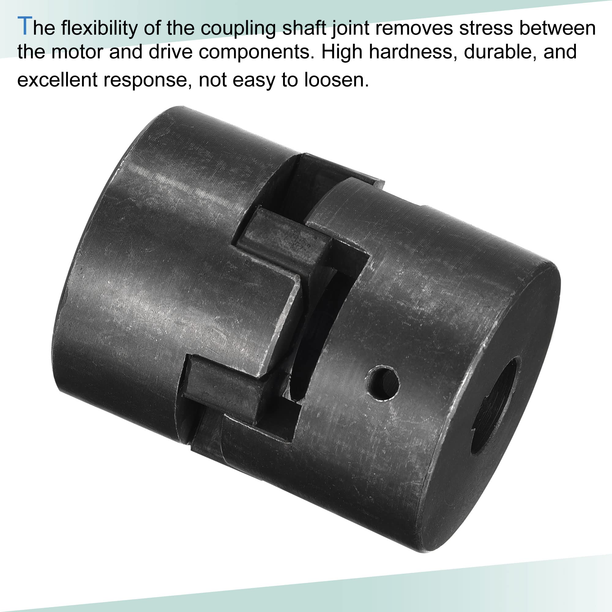 sourcing map Flexible Coupleur Arbre 14mm à 17mm 53mm x 44,5mm Accouplement Moteur Joint