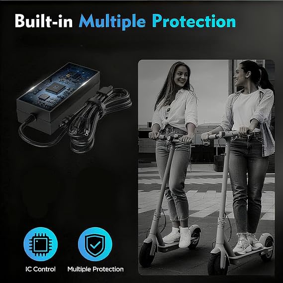 13S 48V Li-Ion Battery Charger 54.6V Fast Charger XLR Plug | UL Certified, for Electric Bikes, Mobility Scooters, 13S 48V Lithium Battery Compatible