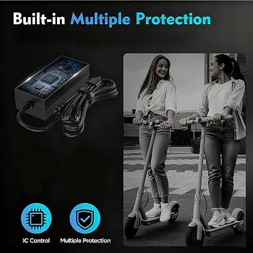 13S 48V Li-Ion Battery Charger 54.6V Fast Charger XLR Plug | UL Certified, for Electric Bikes, Mobility Scooters, 13S 48V Lithium Battery Compatible