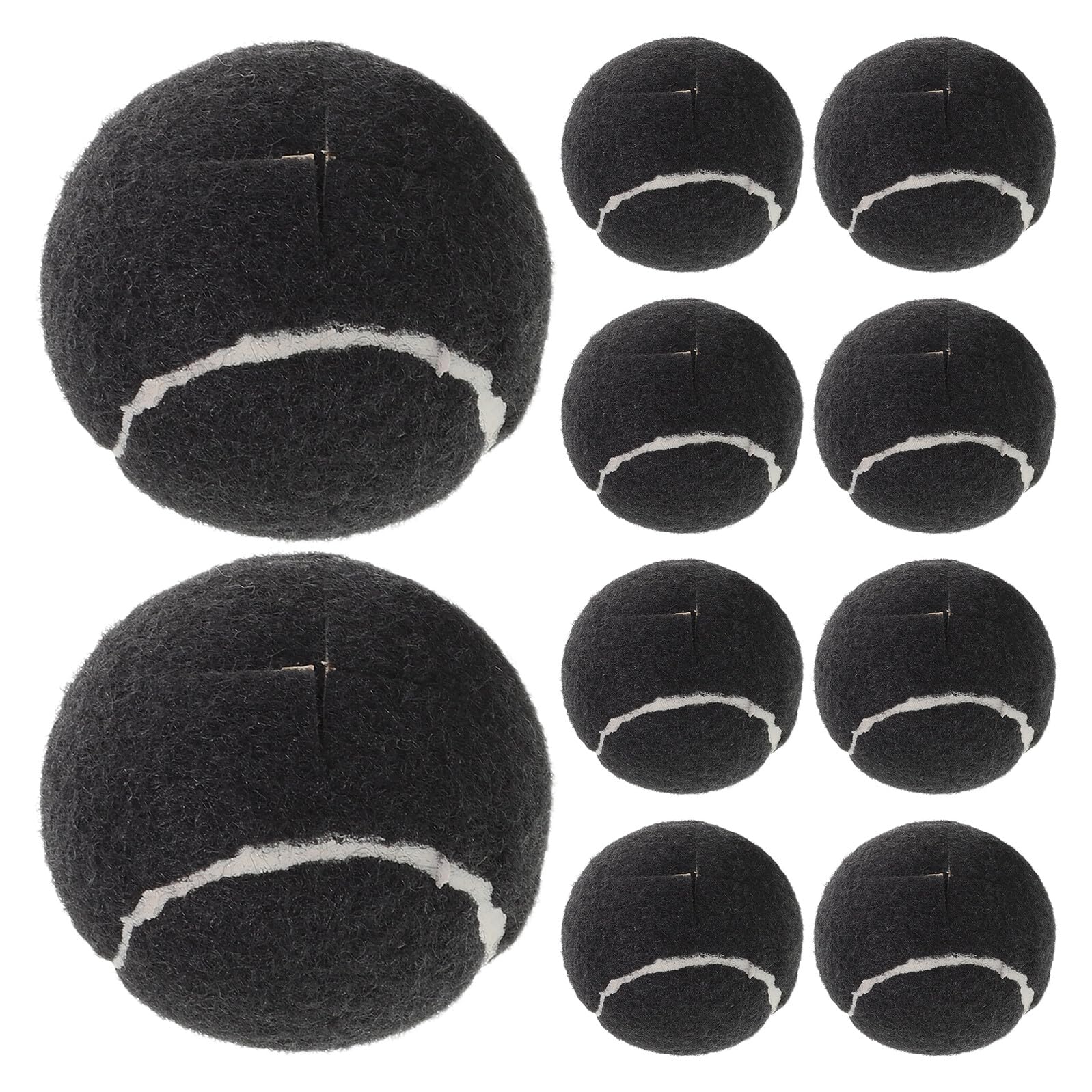 Housses de balles de tennis noires pour pieds de chaise : silence absolu en classe et au bureau