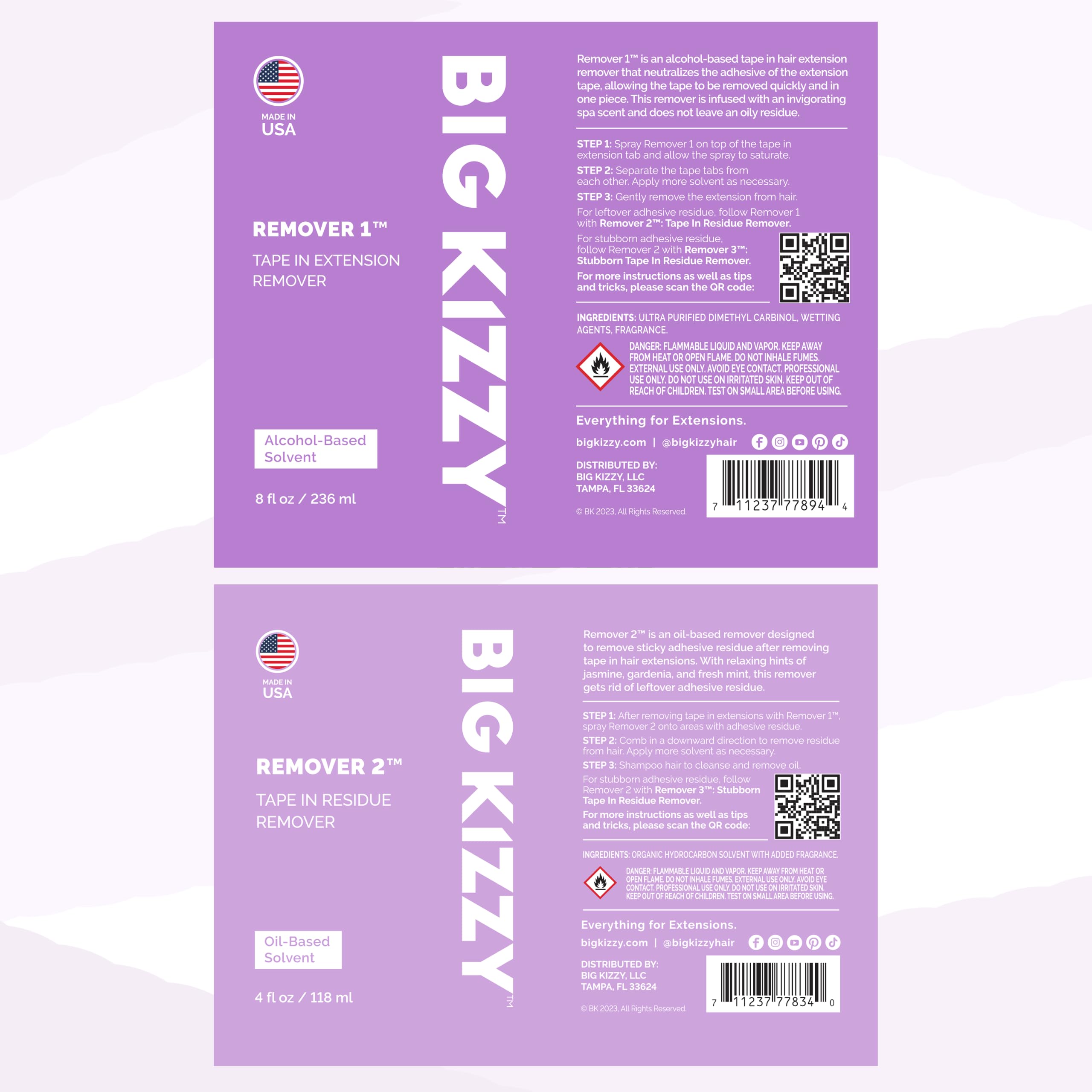 Big Kizzy Tape-In Extension Remover 2-Step Bundle