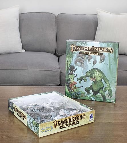 Miniatura 3 de Toy Vault Pathfinder Game Puzzle Bestiary, rompecabezas de 1000 piezas de 20 x 26 pulgadas