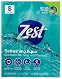 Zest 8-Bar Bath Size Soap, Aqua, 4 Ounce per bar, 8 bars, 32 Ounce