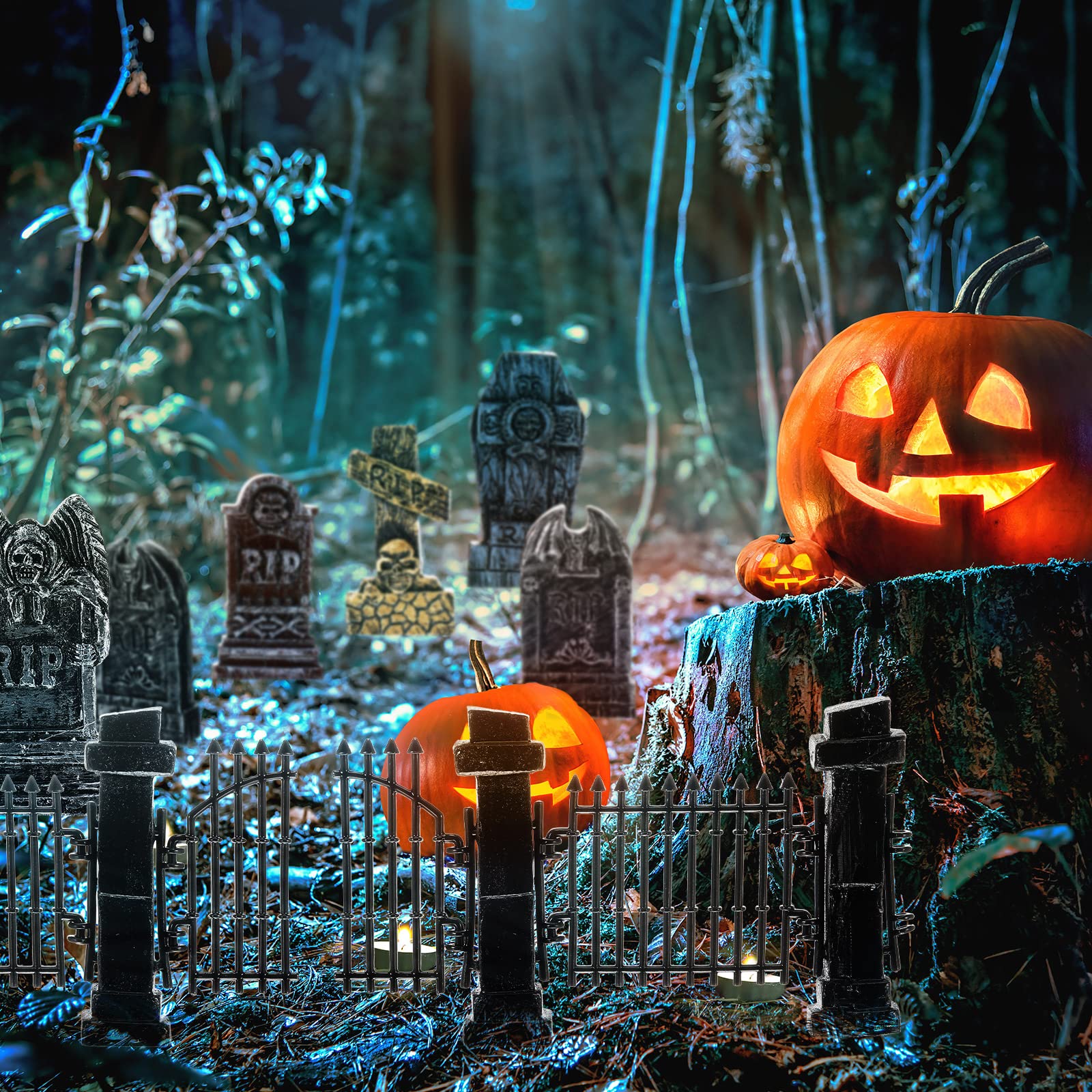 2474 外国切手 オーストリア 2013年ハロウィン・ミニチュアシート Amazon.co.jp: 7ピース ハロウィン ミニチュア 墓石