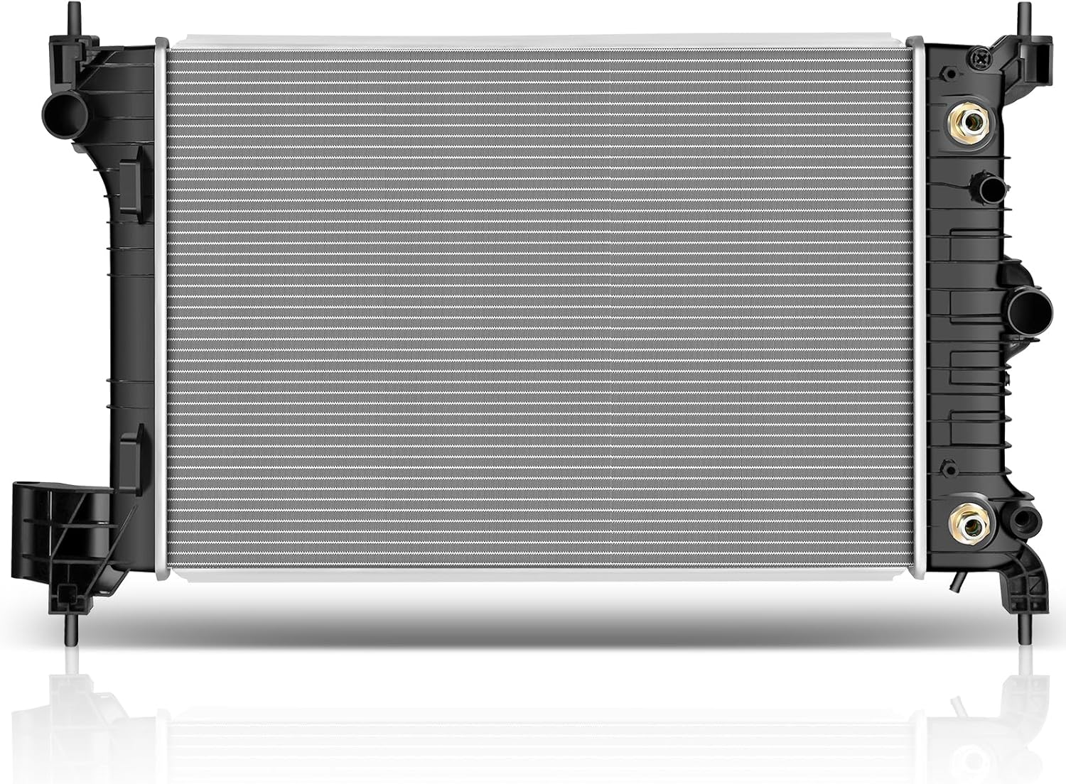 SCITOO Engine Cooling Radiator Assembly Compatible with 2012 2013 2014 2015 2016 2017 2018 for Chevrolet for Sonic 1.8L Replace#13247