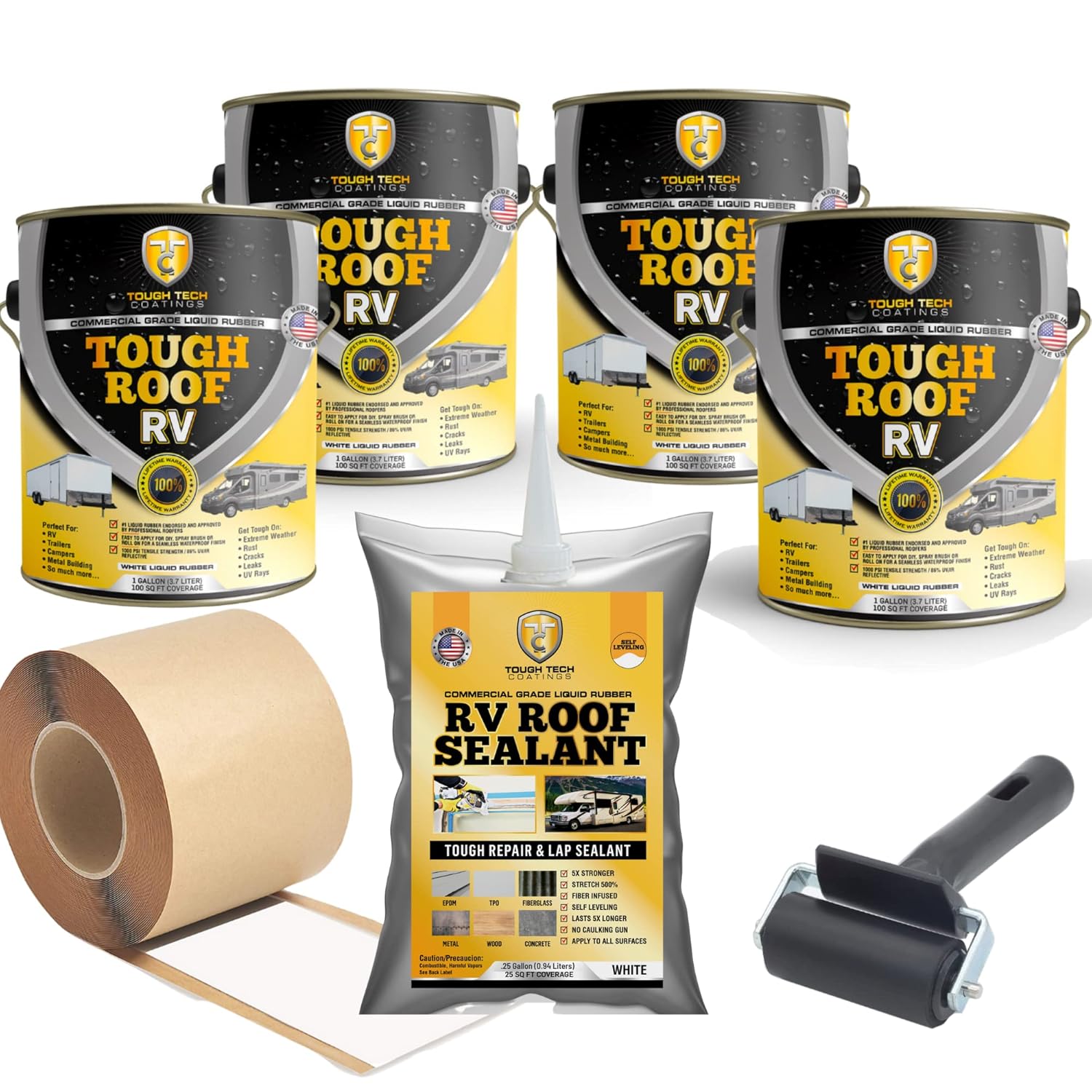 Tough Roof RV Sealant Coating kit Permanent RV Ubuy Ghana