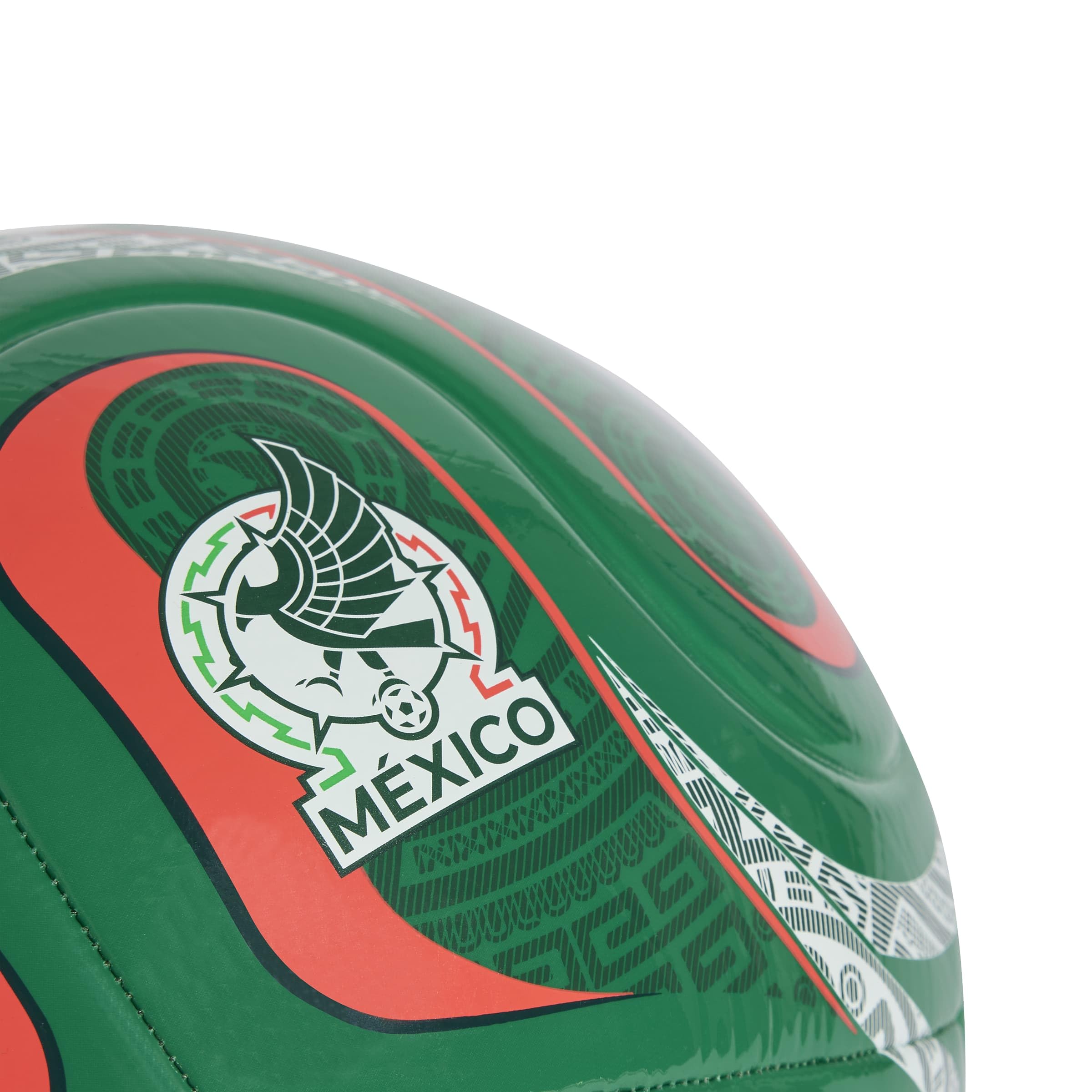 adidas Unisex-Adult FIFA World Cup 26 FMF Mexico Club Home Soccer Ball, Bold Green/Team Dark Green/Aurora Ivy, 5 - 3