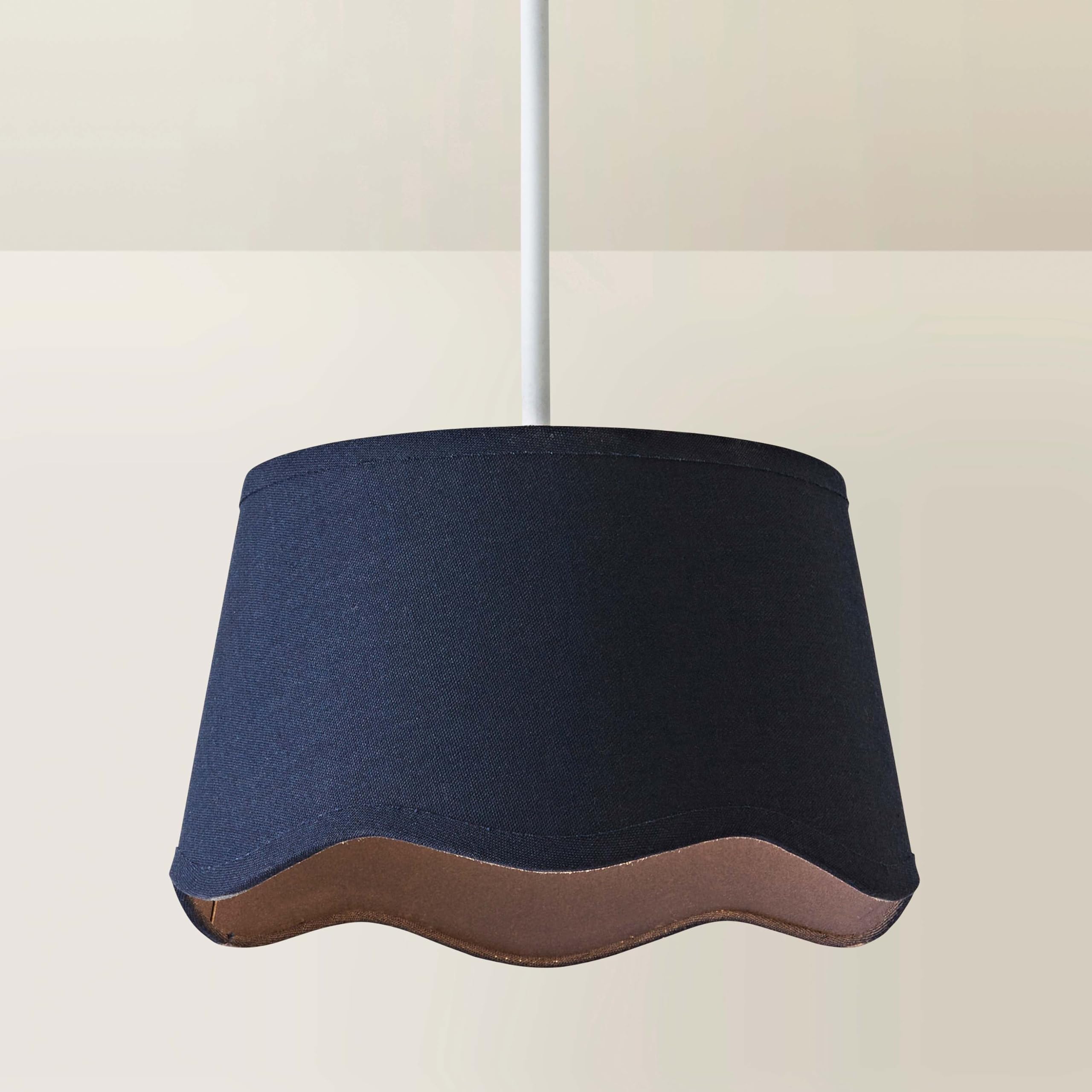 ValueLights - Small Lamp Shade - Linen - Navy