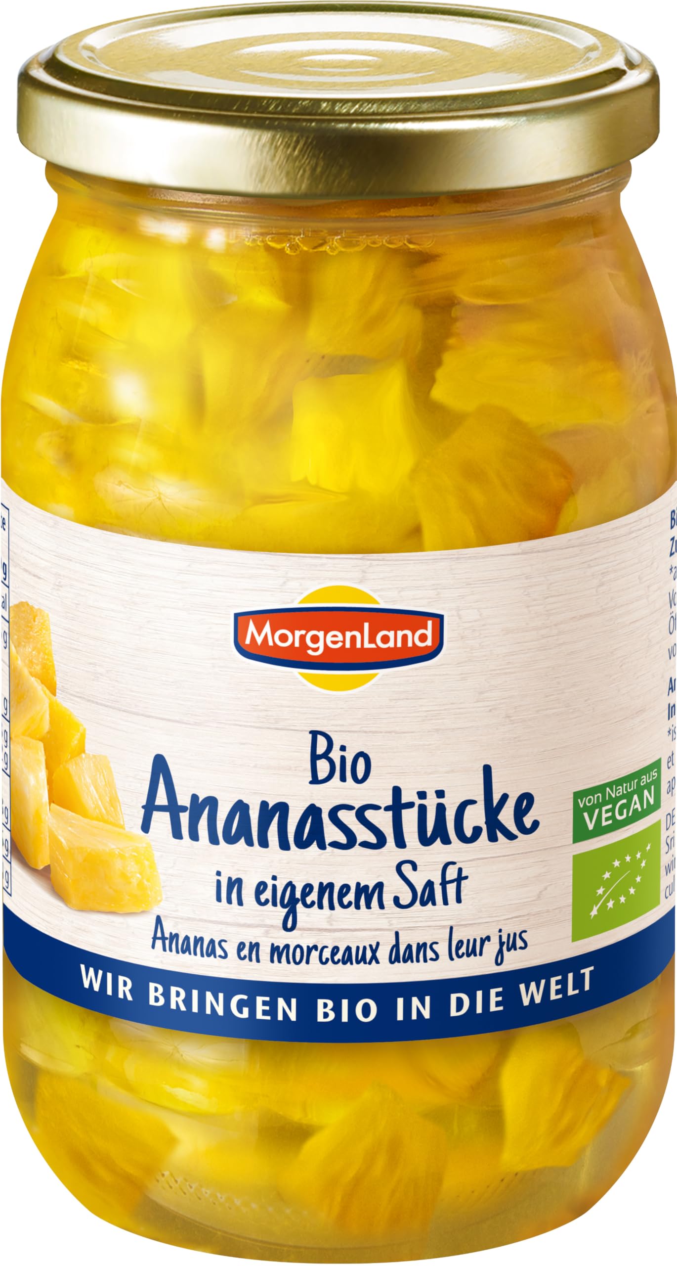 Bio Ananasstücke in eigenem Saft 6 x 350 g