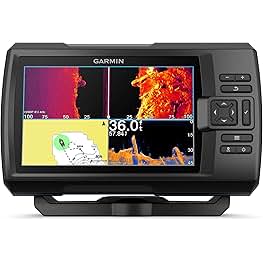 Garmin Striker Vivid 7sv, Easy-to-Use 7-inch Color Fishfinder and Sonar Transducer, Vivid Scanning Sonar Color Palettes (0...