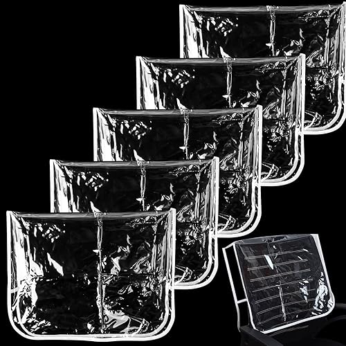 5 piezas de cubierta trasera para silla de salón, cubierta de plástico transparente para silla redonda, evita daños a la silla de spasalón, fundas