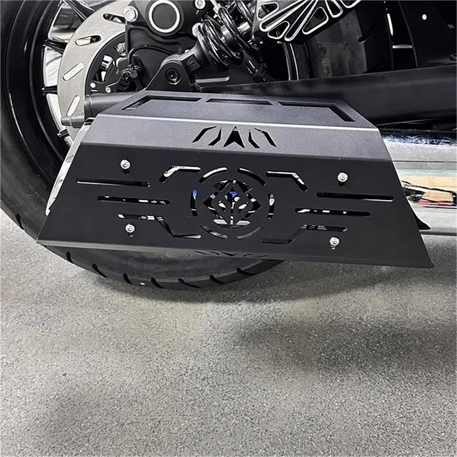 Deflectores de Calor para Escape Protector de Escape térmico para Motocicletas Kawasaki Eliminator 500 SE, 500SE, 450 y 400. Protector térmico de Escape