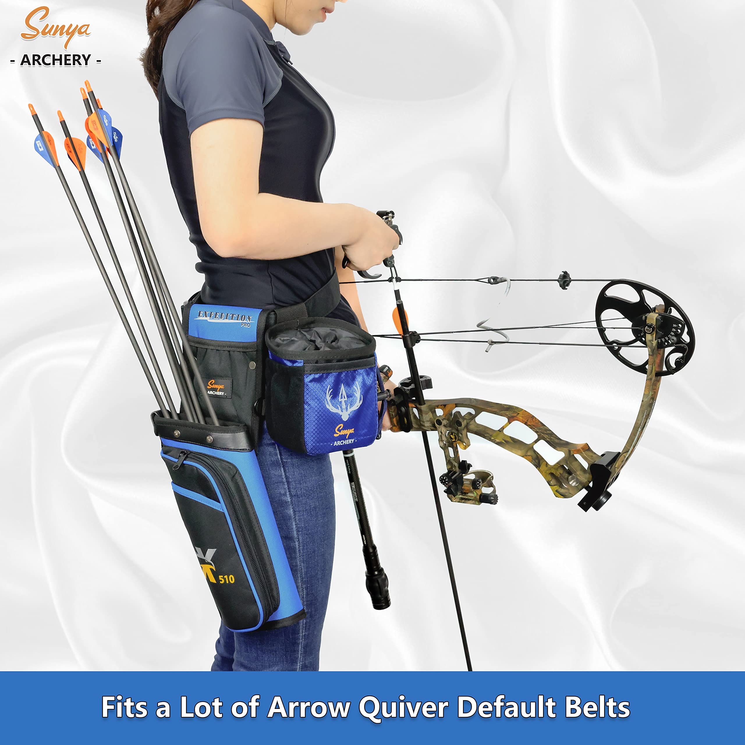 Snapklik.com : SUNYA Arrow Quiver, Hip Quiver For Compound Bow And ...