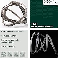 Vista 7 de UDC Parts 144200 - Cinturón de repuesto para Craftsman 532144200 LTH130 YTH150 131290 Husqvarna LTH120 YTH180 532131290 419271 532419271 Poulan AYP