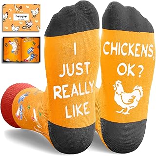 Chicken Rubber Duck Gifts - Funny Crazy Chicken Duck Socks for Women Men Teens