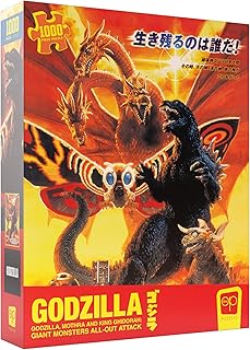 Godzilla Godzilla, Mothra and King Ghidorah: Giant Monsters All-Out Attack” 1000 Piece Jigsaw Puzzle | Officially Licensed & Collectible Godzilla Merchandise