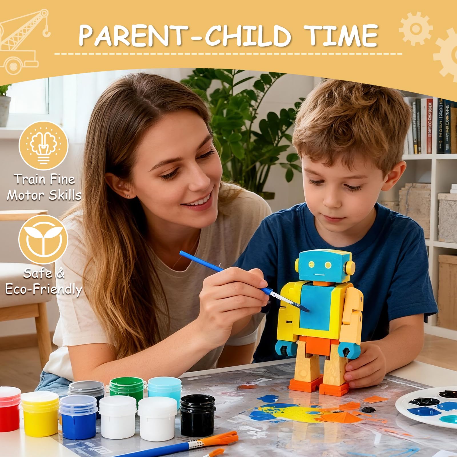 Kids Woodworking Kit - Build 4 Projects! -4