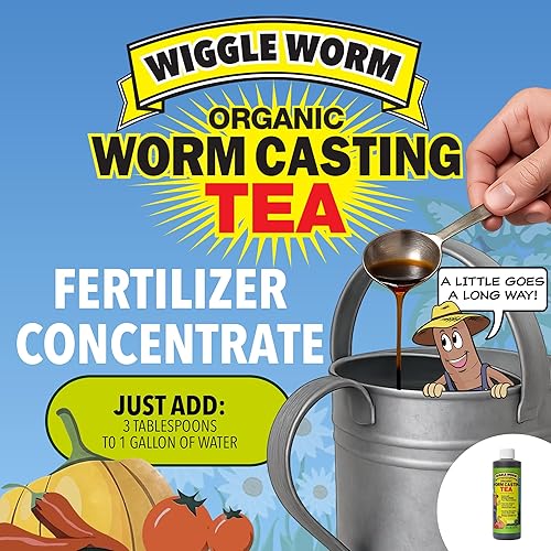 Miniatura 4 de Paquete combinado de fertilizantes – Fertilizante de fundición de gusano puro de 15 libras y enmienda del suelo y concentrado de té de fundición de