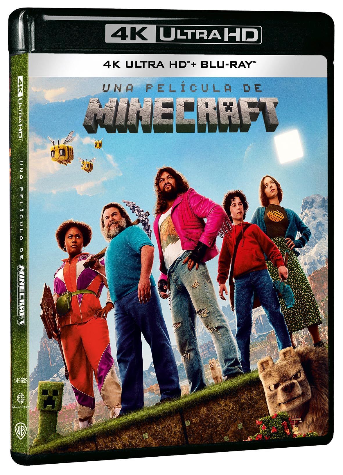 Una película de Minecraft 4K UHD y Blu-ray en formato físico para coleccionistas