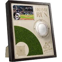 OUTSKIRT Display Case Frame Shadow Box for Baseball Gift for Sports Fans