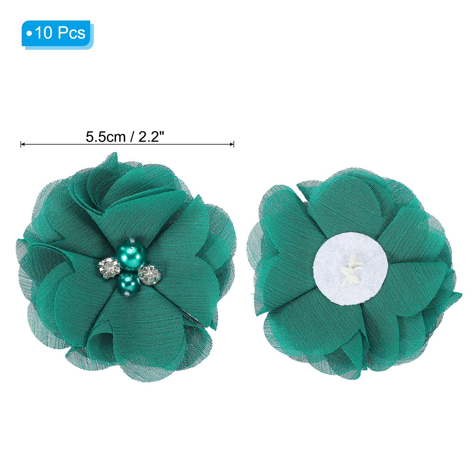 PATIKIL 2" Chiffon Flowers - Image 2