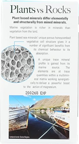 Miniatura 2 de Nature's Answer Magnesio a base de mar, súper concentrado de 500 mg  A base de plantas  Algas rojas y derivado de agua de mar  Sin alcohol y sin