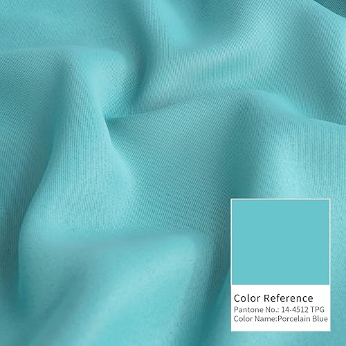 Miniatura 5 de BGment Cortinas opacas con bolsillo para barra y pestaña trasera para dormitorio, cortinas de oscurecimiento de habitación con aislamiento térmico