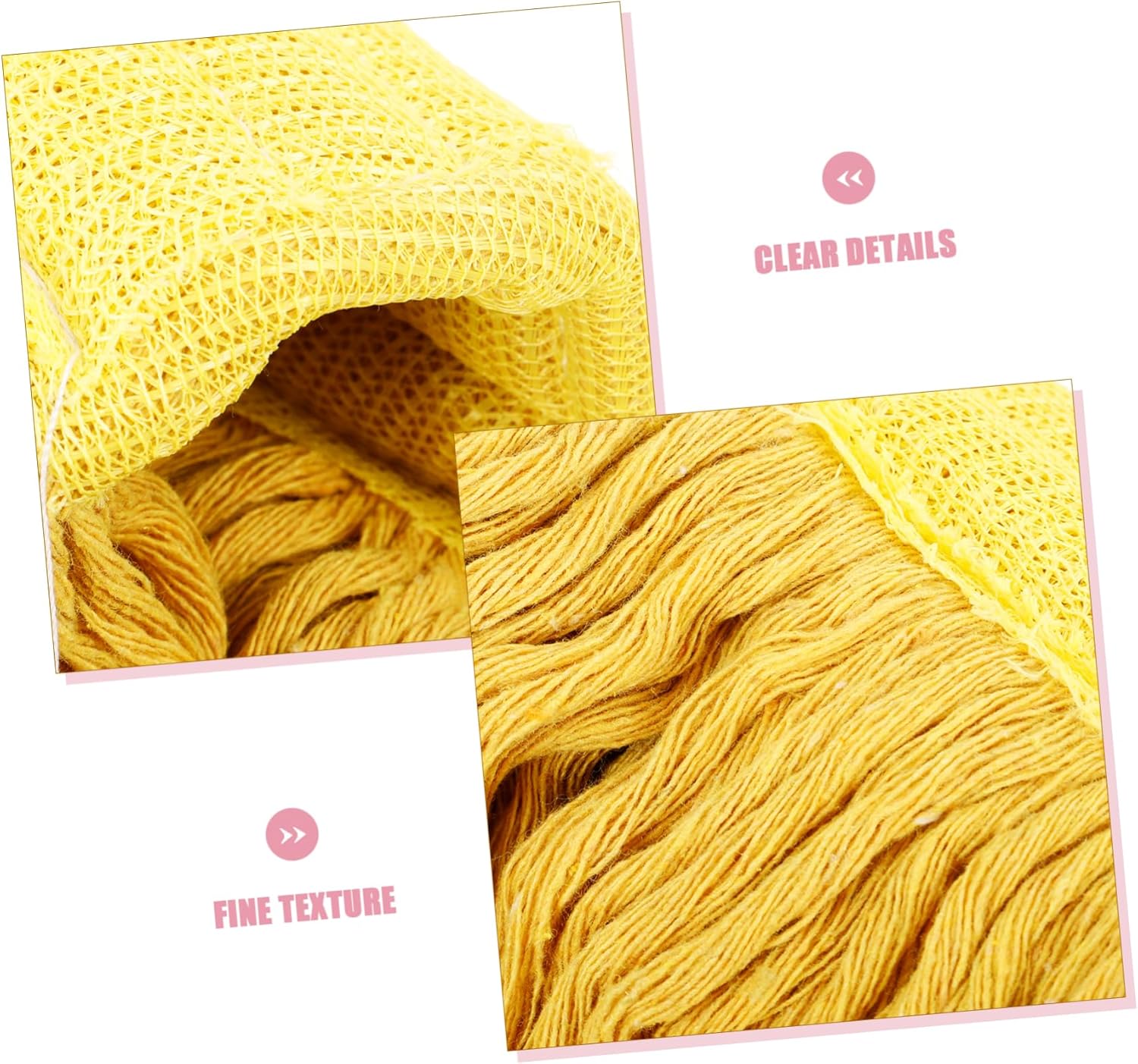 2pcs Reusable Mop Heads Industrial Mop Head Replacement for Floor Cleaning Washable String