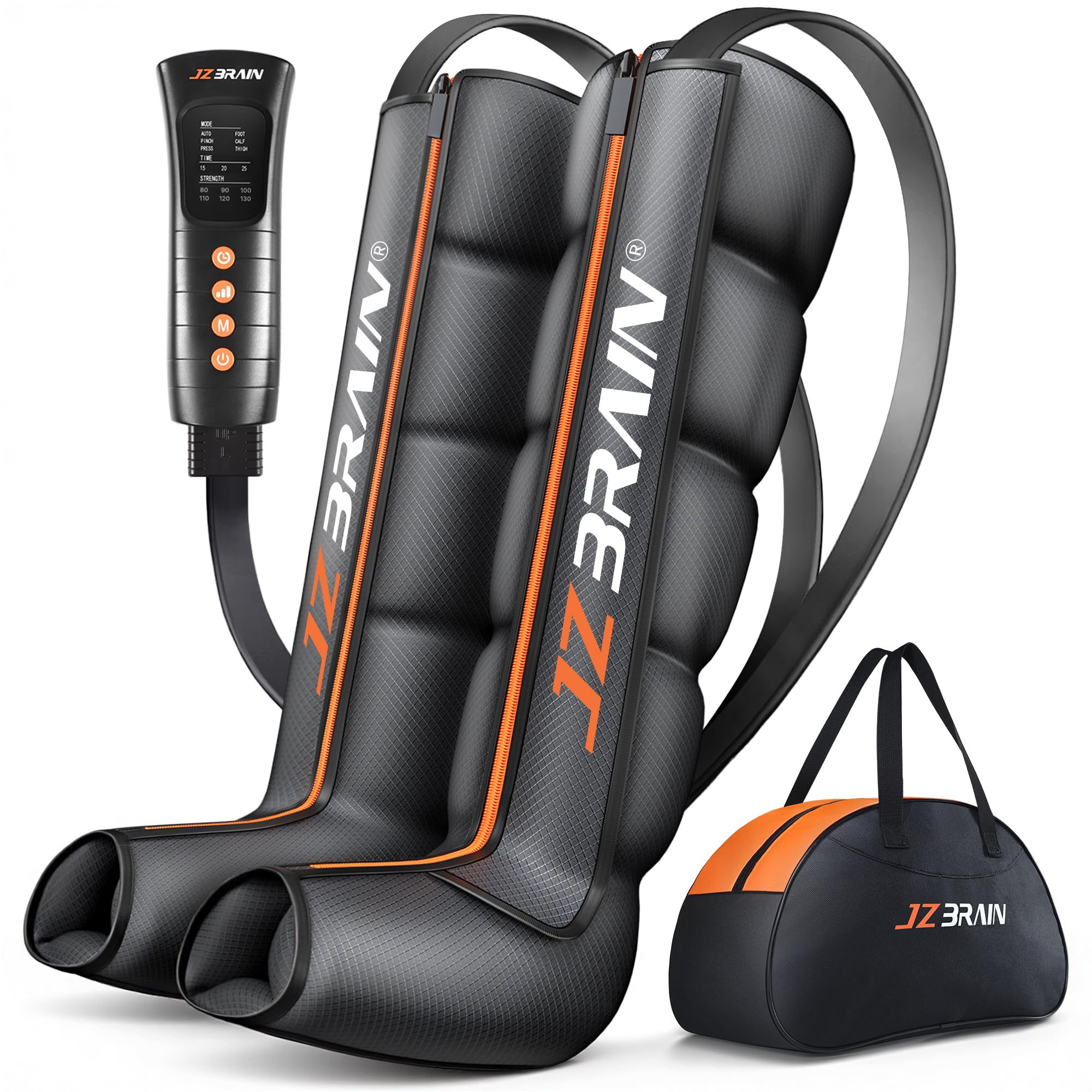 Photo 1 of JZBRAIN Sequential Air Compression Recovery System : Professional Full Leg Compression Boots for Circulation and Pain Relief - Sequential Device for Muscle Relaxation