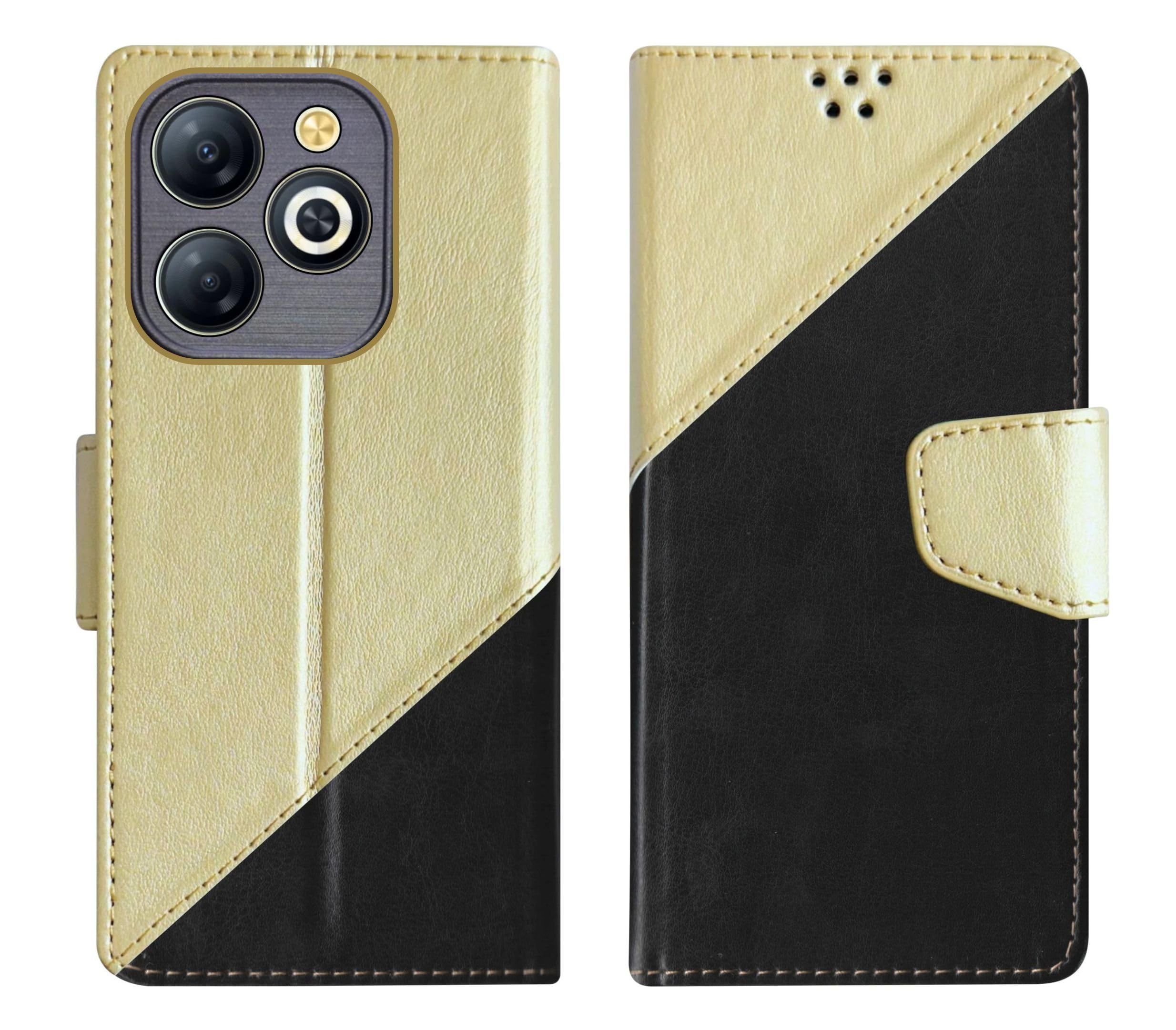 SBMS Infinix Smart 8 HD Flip Cover Back Cover Case with Magnatic Closure | Inbuilt Stand | Card & Money Pocket (MultiBlack) (B0CSXCKGTK) Amazon Price History, Amazon Price Tracker